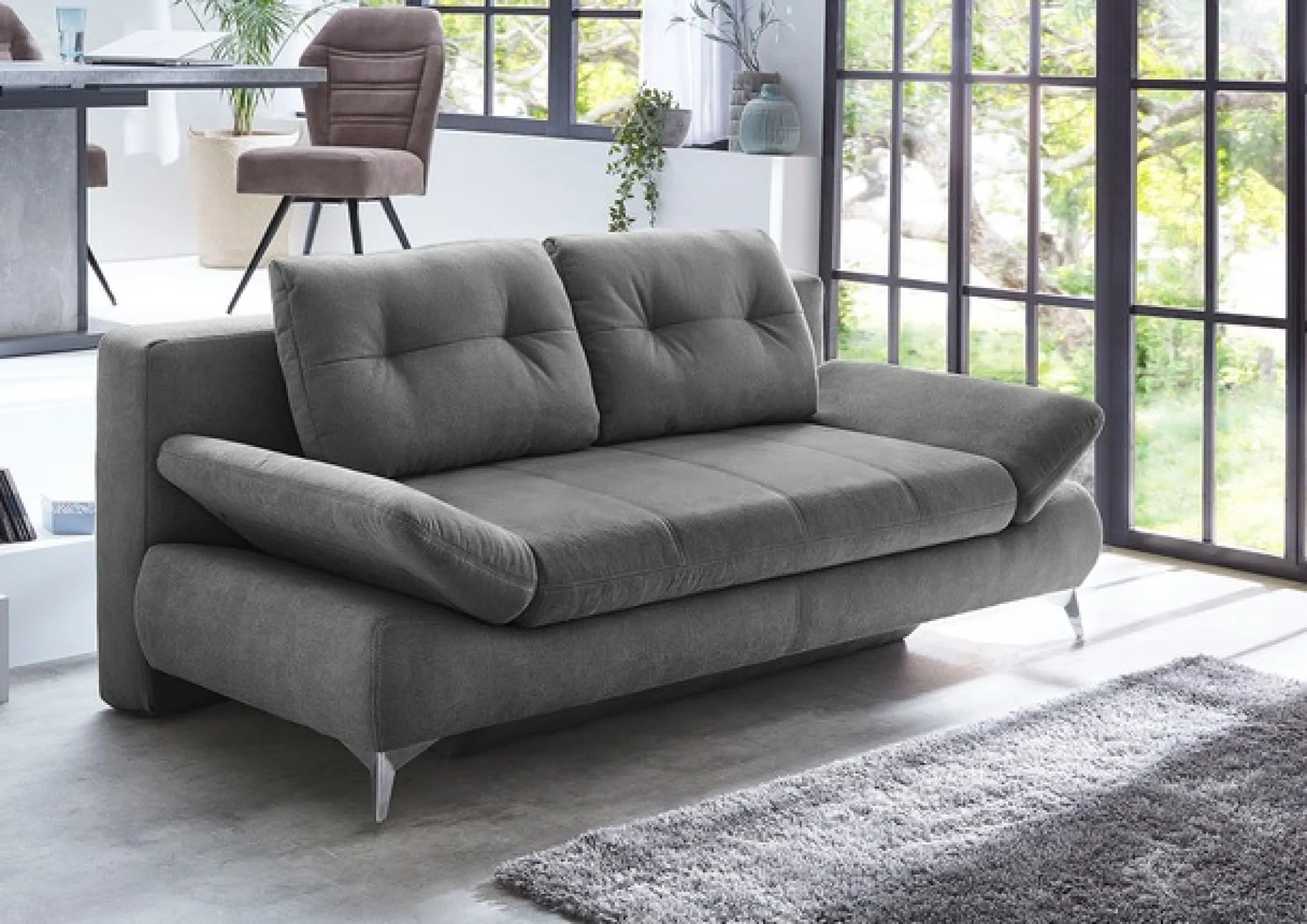Jockenhöfer Gruppe Schlafsofa »Mats, B: 200 cm, Liegefl. 160x200 cm« mit Schlaffunktion, Bettkasten & Armteilverstellung