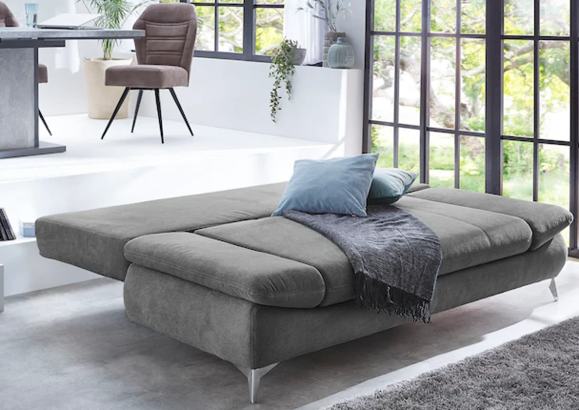 Jockenhöfer Gruppe Schlafsofa »Mats, B: 200 cm, Liegefl. 160x200 cm« mit Schlaffunktion, Bettkasten & Armteilverstellung