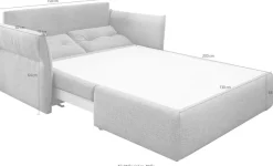 Jockenhöfer Gruppe Schlafsofa »Tim, B: 158 cm, Liegefl. 130x200 cm« mit Schlaffunktion, Bettkasten & Rückenkissen