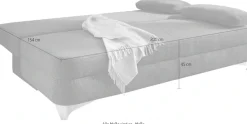 Jockenhöfer Gruppe Schlafsofa »Noah, B: 202 cm, Liegefl.154x202 cm« mit Schlaffunktion & Bettkasten
