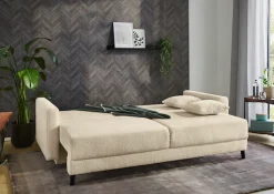 Jockenhöfer Gruppe Schlafsofa »Bjoern, B: 217 cm, Liegefl. 140x191 cm« mit Schlaffunktion, Bettkasten & Zierkissen