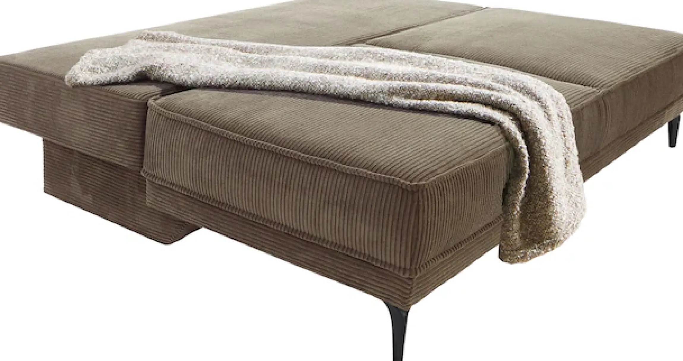 Jockenhöfer Gruppe Schlafsofa »Maestro, B: 203 cm, Liegefl. 161x200 cm, Dauerschläfer« mit Schlaffunktion & Bettkasten, Tonnentaschenfederkern