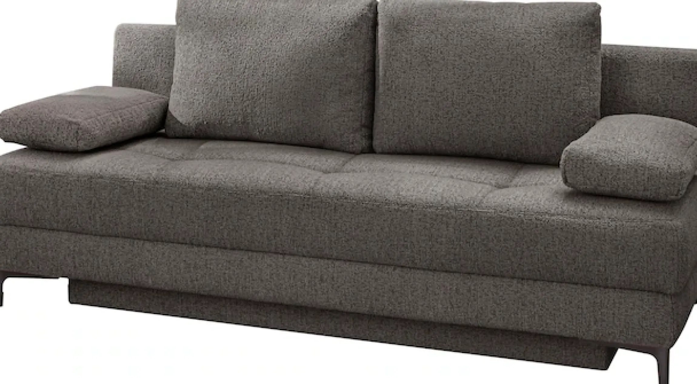 Jockenhöfer Gruppe Schlafsofa »Felix, B: 205 cm, Liegefl. 155x201 cm, Dauerschlafsofa, inkl. Topper« inklusive Schlaffunktion und Bettkasten, Federkernpolsterung