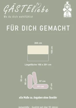 Jockenhöfer Gruppe Schlafsofa »Felix, B: 205 cm, Liegefl. 155x201 cm, Dauerschlafsofa, inkl. Topper« inklusive Schlaffunktion und Bettkasten, Federkernpolsterung