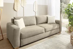 Jockenhöfer Gruppe Schlafsofa »Micha, B: 237 cm, Liegefl. 155x197 cm« mit Schlaffunktion, Bettkasten & Zierkissen