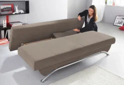 Jockenhöfer Gruppe Schlafsofa »Nancy, B: 190 cm, Liegefl. 121x190 cm« mit Schlaffunktion & Bettkasten