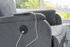 Jockenhöfer Gruppe TV-Sessel »Bristol, B: 72 cm, Sitzhöhe: 50 cm« mit elektr. Relaxfunktion & USB-Anschluss, Federkern