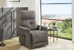Jockenhöfer Gruppe TV-Sessel »Denver, B: 80 cm, Sitzhöhe: 50 cm« elektr. Relaxfunktion, Aufstehhilfe, Heizfunktion & Massagefunktion