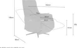 Jockenhöfer Gruppe TV-Sessel »Miami, B: 74 cm, Sitzhöhe: 47 cm« elektr. Relaxfunktion, Heizfunktion & Massage, 2 Motoren