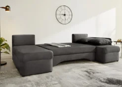Jockenhöfer Gruppe Wohnlandschaft »Arktis, U-Form, B: 260 cm« Sofa mit Bettkasten & Schlaffunktion