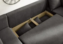 Jockenhöfer Gruppe Wohnlandschaft »Arktis, U-Form, B: 260 cm« Sofa mit Bettkasten & Schlaffunktion