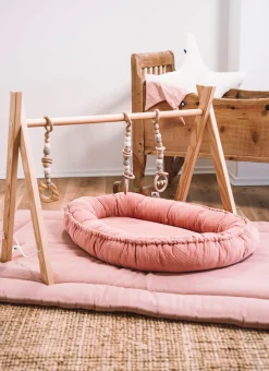 Julius Zöllner Krabbeldecke »Musselin, dusty rose« Made in Germany