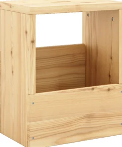 Karup Design Beistelltisch »GRAB-IT Stuhl, Hocker, Ablage, Aufbewahrung, Wandregal, Abstelltisch« Beistelltisch mit Stauraum, Mehrzweck, zum Mitnehmen, Kiefer massiv