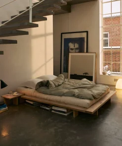 Karup Design Bettgestell »JAPAN BED Futonbett aus FSC®zertifiziertem Massivholz,Eiche, bequem« Erhältlich für Matratzen Breite 90, 120, 140, 160 oder 180 cm,zeitlos, , inkl. Lattenrost, ohne Matratze, Made in Europa