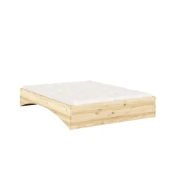 Karup Design Bettgestell »Orbit Bed, Massivholzbett, Futonbett, FSC®-zertifiziertem Massivholz« B/H/T ca: 144/164/184x35x205cm),mehrere Größen, inklusive Lattenrost, ohne Matratze, Made in Europe