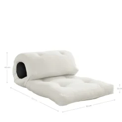 Karup Design Chillkissen »WRAP out™, Loungesessel , Sonnenliege, in Schlafplatz wandelbar« B/H/T ca: 70x40x120 - Liegefläche 70x200cm,Outdoor geeignet, Schmutz- und Wasserabweisend, Made in Europe
