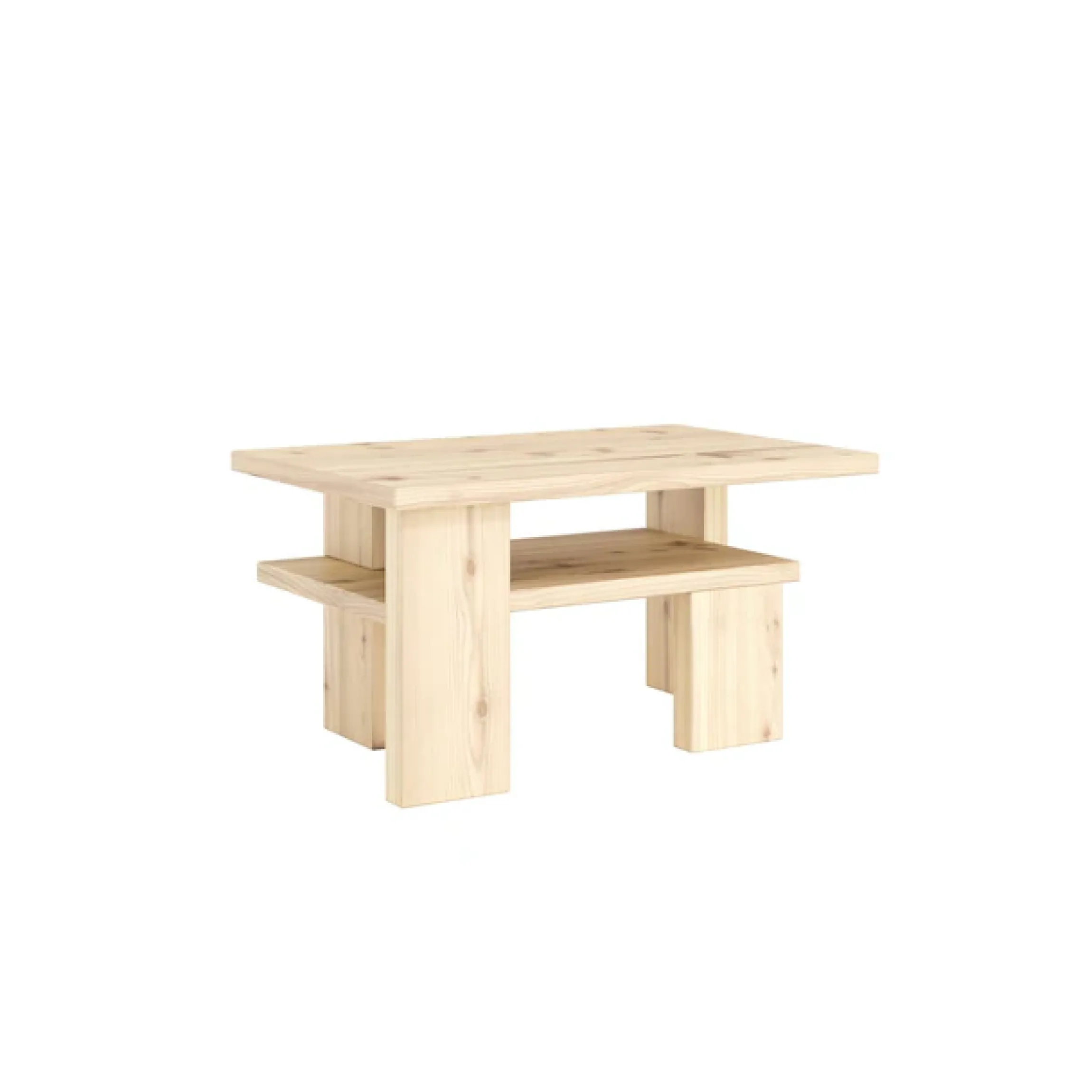 Karup Design Couchtisch »Japan Kaffeetisch kompakt, stilvoll, funktional, Made in Europe« vielseitig einsetzbar, aus massivem FSC®-zertifiziertes Massivholz