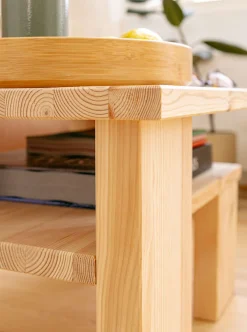 Karup Design Couchtisch »Japan Kaffeetisch kompakt, stilvoll, funktional, Made in Europe« vielseitig einsetzbar, aus massivem FSC®-zertifiziertes Massivholz