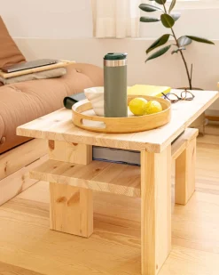 Karup Design Couchtisch »Japan Kaffeetisch kompakt, stilvoll, funktional, Made in Europe« vielseitig einsetzbar, aus massivem FSC®-zertifiziertes Massivholz