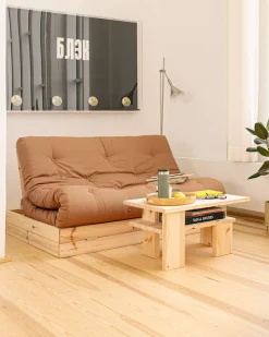 Karup Design Couchtisch »Japan Kaffeetisch kompakt, stilvoll, funktional, Made in Europe« vielseitig einsetzbar, aus massivem FSC®-zertifiziertes Massivholz