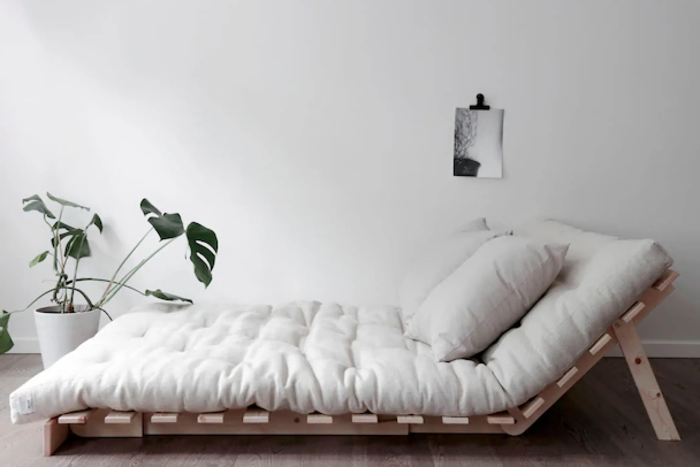 Karup Design Daybett »Roots Sofa Bed, Schlafsofa, , Bettfunktion, FSC®-Massivholz« Inkl. Futonmatratze, Made in Europe, langlebig, B: 140 oder 160 cm