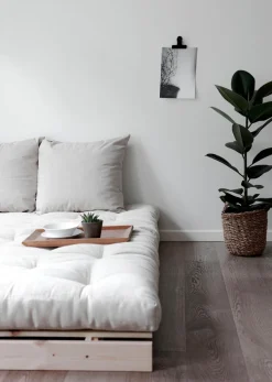 Karup Design Daybett »Roots Sofa Bed, Schlafsofa, , Bettfunktion, FSC®-Massivholz« Inkl. Futonmatratze, Made in Europe, langlebig, B: 140 oder 160 cm