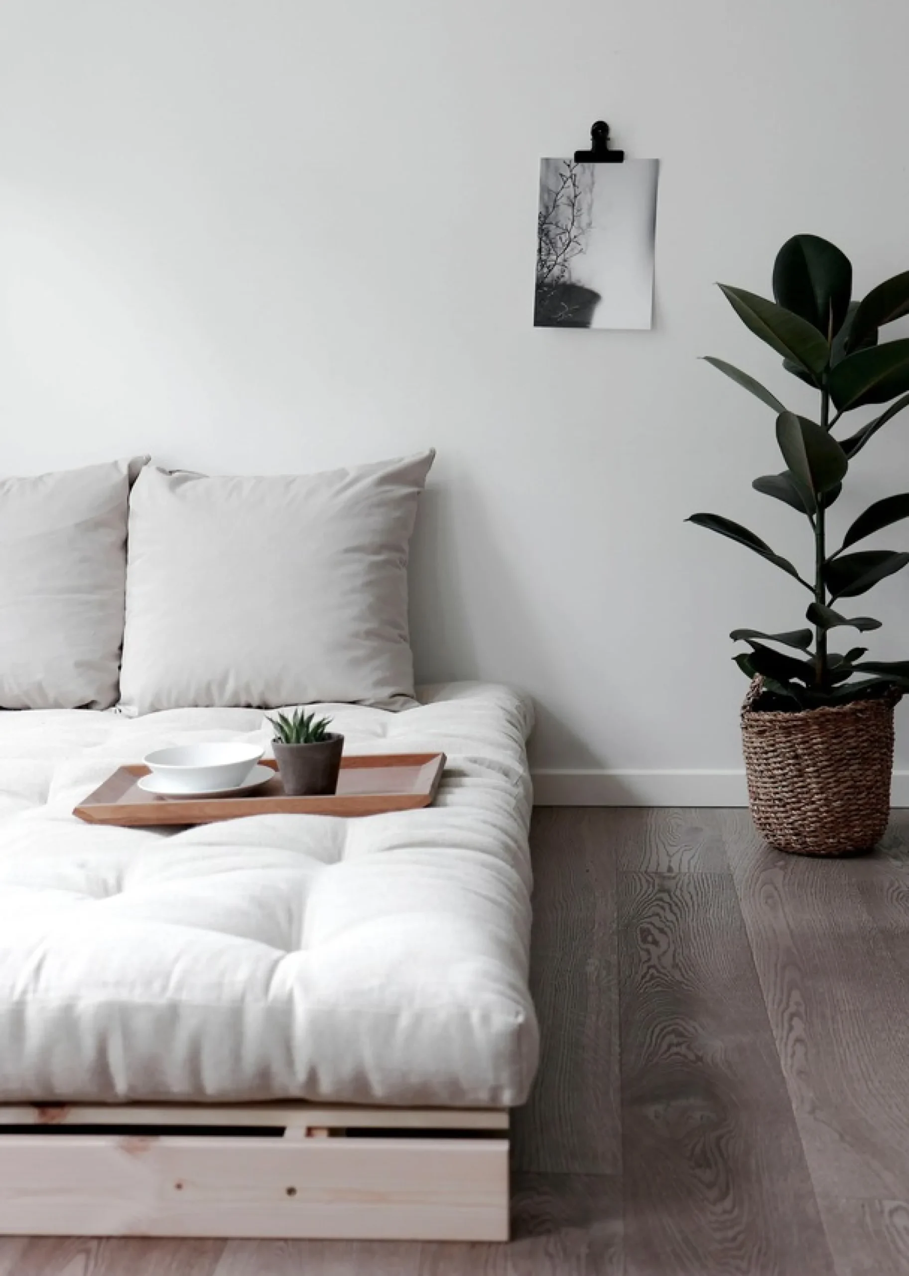 Karup Design Daybett »Roots Sofa Bed, Schlafsofa, , Bettfunktion, FSC®-Massivholz« Inkl. Futonmatratze, Made in Europe, langlebig, B: 140 oder 160 cm