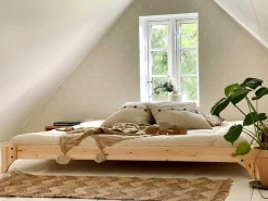 Karup Design Futonbett »Elan Bettgestell, massiv Kiefernholz, minimalistisches Scandi Design« Inklusive Lattenrost, in verschiedenen Breiten erhältlich