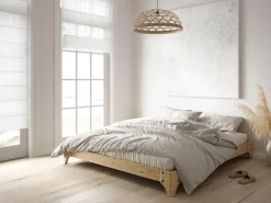 Karup Design Futonbett »Elan Bettgestell, massiv Kiefernholz, minimalistisches Scandi Design« Inklusive Lattenrost, in verschiedenen Breiten erhältlich