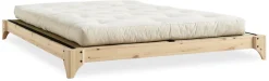Karup Design Futonbett »Elan Bettgestell, massiv Kiefernholz, minimalistisches Scandi Design« Inklusive Lattenrost, in verschiedenen Breiten erhältlich