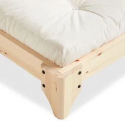 Karup Design Futonbett »Elan Bettgestell, massiv Kiefernholz, minimalistisches Scandi Design« Inklusive Lattenrost, in verschiedenen Breiten erhältlich