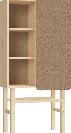 Karup Design Hochkommode »Slide« Aus massiven Kiefernholz und Kork Pinwand