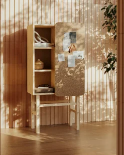 Karup Design Hochkommode »Slide« Aus massiven Kiefernholz und Kork Pinwand