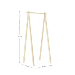Karup Design Kleiderstange »Hongi« Kleiderstange Hongi 75 cm. breit, aus FSC®-zertifiziertem Kiefernholz