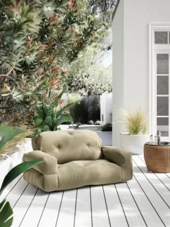 Karup Design Loungesofa »HIPPO Sofa out™, Loungesofa in Schlafplatz verwandelbar« Outdoor geeignet, Schmutz- und Wasserabweisend, Made in Europe