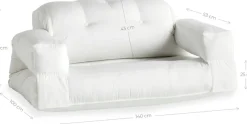 Karup Design Loungesofa »HIPPO Sofa out™, Loungesofa in Schlafplatz verwandelbar« Outdoor geeignet, Schmutz- und Wasserabweisend, Made in Europe
