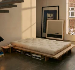 Karup Design Nachttisch »Japan Bed side table, FSC®-zertifiziertes Massivholz, made in Europe« B 45 cm, T 34 cm, H 23 cm. Beidseitig ansetzbar,Eiche, speziell für Japan Bed entworfen ? perfekt integriert & passend