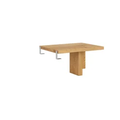Karup Design Nachttisch »Japan Bed side table, FSC®-zertifiziertes Massivholz, made in Europe« B 45 cm, T 34 cm, H 23 cm. Beidseitig ansetzbar,Eiche, speziell für Japan Bed entworfen ? perfekt integriert & passend