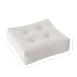 Karup Design Pouf »More Pouf out™, Sitzhocker, Bodenkissen, Chillkissen, Relaxkissen« B/H/T ca: 70x70x22cm - in mehreren Farben,Outdoor geeignet, Schmutz- und Wasserabweisend, Made in Europe