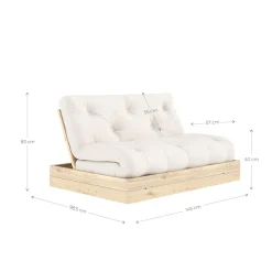 Karup Design Schlafsofa »Flip Sofabed, Made in Europe, mehrere Farben, vielseitig einsetzbar« inkl. handgefertigte Futonmatratze, FSC®-zertifiziertes Massivholz