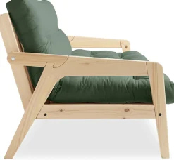 Karup Design Schlafsofa »Grab, inkl. Futonmatratze - aus massivem Kieferholz, 130x190 cm« Mit Holzstruktur, inkl. Futonmatratze, Liegefläche 130x190 cm