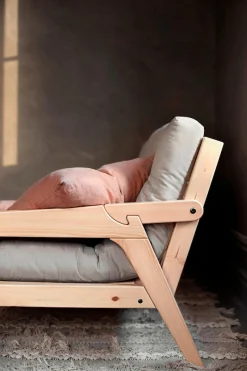 Karup Design Schlafsofa »Grab, inkl. Futonmatratze - aus massivem Kieferholz, 130x190 cm« Mit Holzstruktur, inkl. Futonmatratze, Liegefläche 130x190 cm