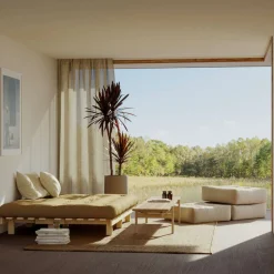 Karup Design Schlafsofa »Lean 200 Schlafsofa, Gästebett, Sofa mit Futonmatratze« Inkl. Futonmatratze, Liegefläche 130x200 cm, FSC® zertifizierte Kiefer