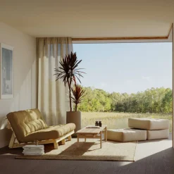 Karup Design Schlafsofa »Lean 200 Schlafsofa, Gästebett, Sofa mit Futonmatratze« Inkl. Futonmatratze, Liegefläche 130x200 cm, FSC® zertifizierte Kiefer