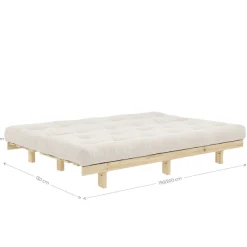 Karup Design Schlafsofa »Lean 200 Schlafsofa, Gästebett, Sofa mit Futonmatratze« Inkl. Futonmatratze, Liegefläche 130x200 cm, FSC® zertifizierte Kiefer