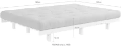 Karup Design Schlafsofa »Lean« mit Bettfunktion und Futonmatratze