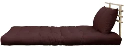 Karup Design Schlafsofa »Shinsano, futonstil, Rückenrahmen und zweiteiligem Kissenset« aus massivem Kiefernholz, faltbarer Matratze, multifunktional, Scandi