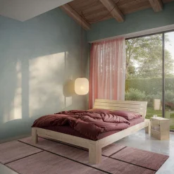Karup Design Stauraumbett »Layers Bed Headboard, Bettgestell mit Stauraumkopfteil, mehrere Größen« inkl. Lattenrost, excl. Matratze, FSC®-zertifiziertes Massivholz