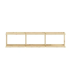Karup Design Wandregal »Groove Shelving Wide, Wandregal, Aufbewahrung, Deko, Platzsparend« (B/T/H ca: 192x25,5x47,5cm),inkl. 6 Abnehmbare Regalböden aus FSC®-zertifiziertem Massivholz