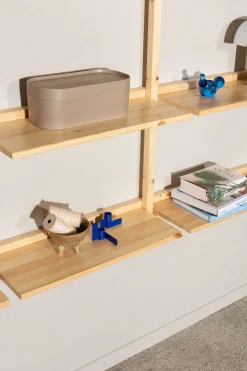 Karup Design Wandregal »Groove Shelving Big, Wandregal, Aufbewahrung, Deko, Platzsparend« (BxTxH ca: 192x25,5x127),inkl. 12 Abnehmbare Regalböden aus FSC®-zertifiziertem Massivholz